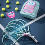 Kinder Tennisschläger HEAD Coco 19 für Mädchen 2-4 Jahren BESAITET +COVERBAG+MASKE+AUFKLEBER – Bild 6