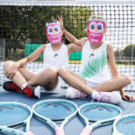 Kinder Tennisschläger HEAD Coco 19 für Mädchen 2-4 Jahren BESAITET +COVERBAG+MASKE+AUFKLEBER – Bild 2