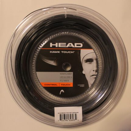 Head Hawk Touch Rolle 200 Meter 1,25 mm 17g Grau-Schwarz UVP : € 200,00