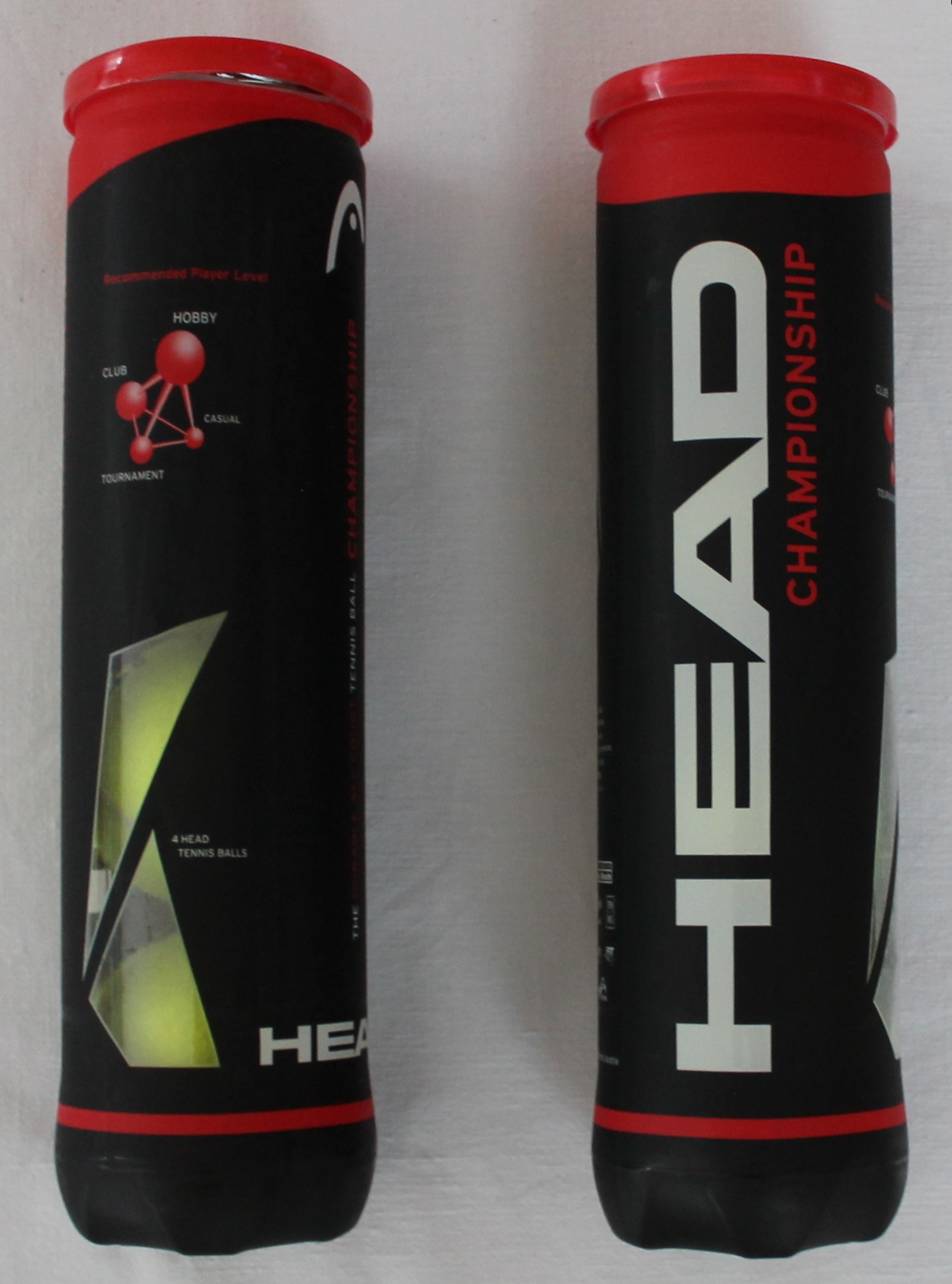 IMG_0442-1.jpg Head Championship 2x 4er Dose Set Insgesamt 8 Tennisbälle 2x Tin 8x Tennis Balls – Bild 1