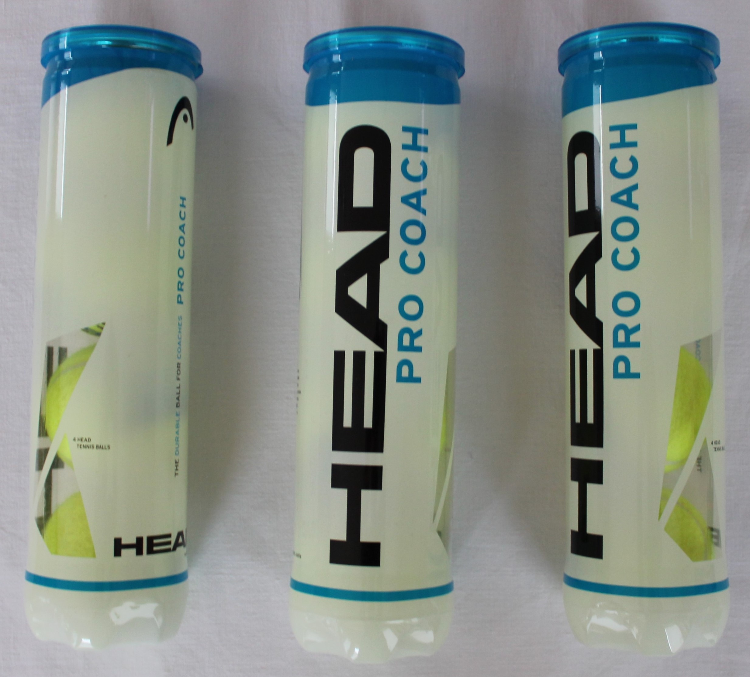 IMG_0445-1.jpg HEAD PRO Coach 3x 4er Dose 12 Tennisbälle Head 12 Tennis Balls 4B - 12DZ – Bild 1