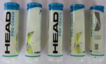 HEAD PRO Coach 5x 4er Dose 20 Tennisbälle Head 20 Tennis Balls 4B - 12DZ