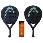 Padelschläger SET 2x HEAD Zephyr neues Modell Graphene 360+ und 3 Padelbälle – Bild 2
