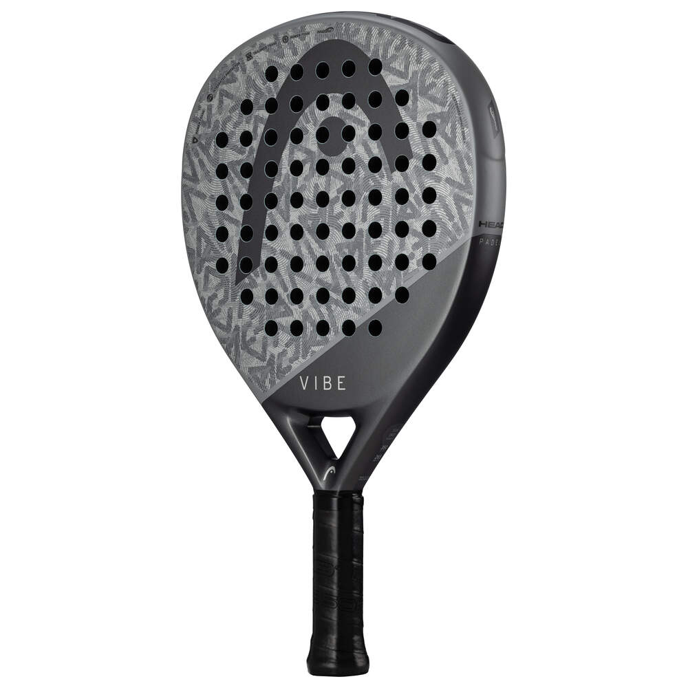 299427 HEAD Vibe 2026_gr_bk Grau Schwarz Padelschläger – WPT World Padel Tour – Bild 1